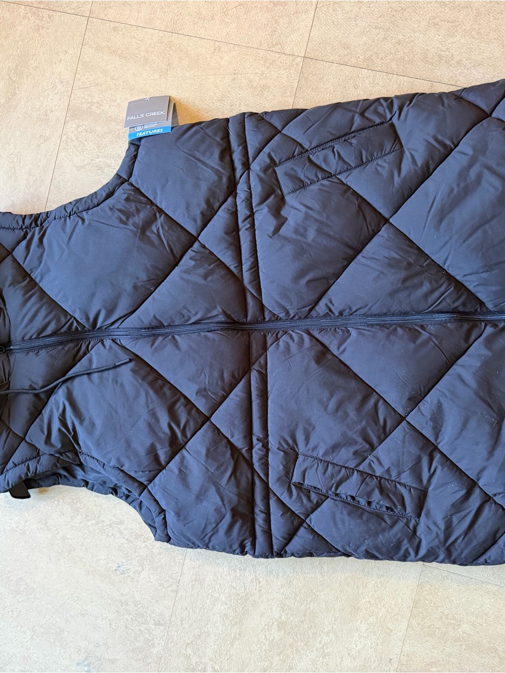 Black Quilted Puffer Vest
